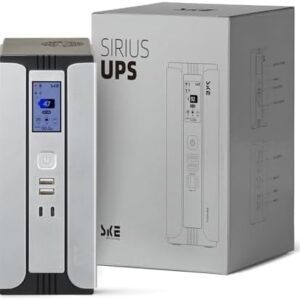 SKE Mini UPS for Router 30000mAh Battery Backup, 9V/12V Surge Protector