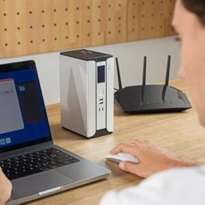 SKE Mini UPS for Router 30000mAh Battery Backup, 9V/12V Surge Protector