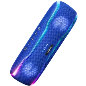 WISETIGER Speaker Outdoor Portable IPX7 Waterproof Sound Box BT5.3 Louderspeaker Stereo with 25W Colorful Light Surround Speaker — image 9