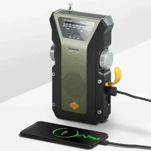 Weather Radio Emergency Multifunctional Radio FM AM WB Hand Crank Solar USB Charging 2000mAh Power Bank LED Flashlight Torch — image 14