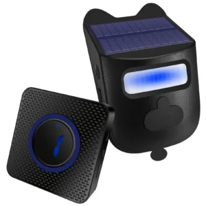 Motion Sensor Chime, Solar Chime, Security Sensor, Door Security Alert, 4 Levels of Volume, Solar Wireless Doorbell — image 7