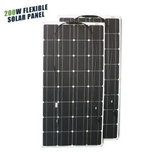 ASUNERGE 12V Flexible Solar Panel 600W 100W 200W 300W 400W 500W Bendable Waterproof Monocrystalline Best Solar Panel China RV — image 9