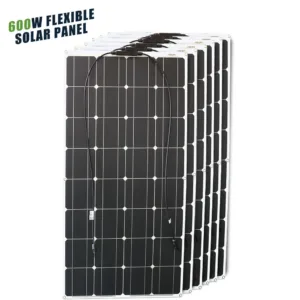 ASUNERGE 12V Flexible Solar Panel 600W 100W 200W 300W 400W 500W Bendable Waterproof Monocrystalline Best Solar Panel China RV — image 12