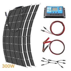 ASUNERGE 12V Flexible Solar Panel 600W 100W 200W 300W 400W 500W Bendable Waterproof Monocrystalline Best Solar Panel China RV — image 15