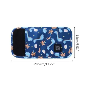 Portable USB Baby Bottle Warmer Travel Milk Warmer Infant Feeding Bottle Heated Cover Insulation Thermostat Heater Dropshipping — image 6