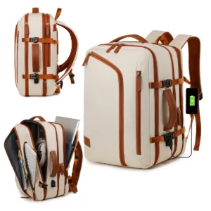 Backpack Unisex New Simple Business Computer Backpack Outdoor Large Capacity Travel Bag Student School Bag Boys — image 4