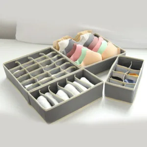 Organizer For Underwear Socks Bra Pants Scarf Tie Storage Box Wardrobe Drawer Organizers Foldable Case For Underwear Organizer — image 10