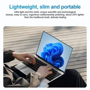 LENO 14.1"Laptop Windows 11 16GB RAM 2TB SSD Intel N3700 Ultra Slim Notebook Gamer 1920*1080 Display Office Study Computer PC — image 4