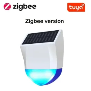 Tuya Smart For Zigbee/Wifi Siren Alarm Waterproof Outdoor With Solar And USB Power Supply Optional 95dB Remote Control — image 8