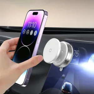 2026 New Vacuum Magnetic Phone Holder for Car - Suction Cup Phone Mount for MagSafe, 360° Rotatable Portable Strong Magnet Stand — image 14