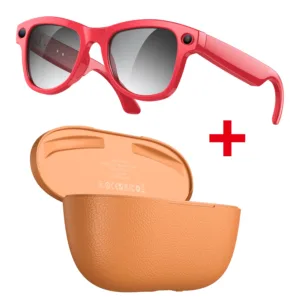 AI Bluetooth Smart Glasses With 800w Camera Recordings,Take Photos,Make Calls,Play Music,Real-time Translation Charging Dock — image 4