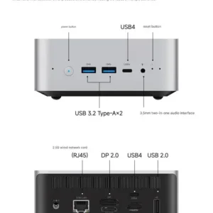 MINISFORUM AI X1  Mini PC AMD Ryzen 9 AI HX 470 128GB 4TB SSD OCuLink WiFi7 BT5.4 Windows 11 Copilot Office Gaming Computer — image 18