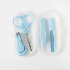 4pcs/set Baby Nail Clipper Set Children Kids Nail Cutter Scissors Files Small Nail Trimmer Baby Nails Care Tools Baby Care Items — image 6