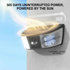 ANRAN 1296P Floodlight WiFi Solar Camera Security Outdoor Wireless Camera Human Detection Alarm Surveillance HD Two Way Audio — image 2