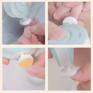 Electric Baby Nail Trimmer Baby Items Kid Nail Polisher Tool Care Kit Easy To Trim Nail File Newborn Baby Things Bebe Accessorie — image 2