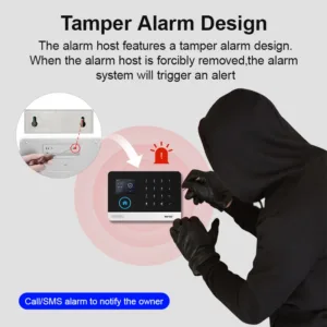 PGST Alarm System for Home WIFI GSM Security Alarm Host Ant-theft with Door Motion Sensor Work with Tuya Control work Alexa — image 3