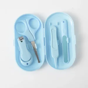 4pcs/set Baby Nail Clipper Set Children Kids Nail Cutter Scissors Files Small Nail Trimmer Baby Nails Care Tools Baby Care Items — image 4