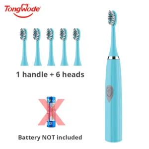 Tongwode Electric Toothbrush for Adults Soft Bristle Portable Battery E802 Endurance IPX6 Waterproof Intelligent Effective — image 9