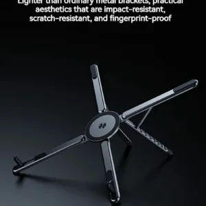 Foldable Magnetic Laptop Stand Aluminum Alloy Portable Adjustable Stand Heat Dissipation Holder Supports Phone Tablet Notebook — image 10