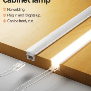 24V Neon LED Strip Light 2PIN Dupont Connector Cuttable 3-Color Optional Flexible for Kitchen Cabinet Closet Shelf Backlight — image 11