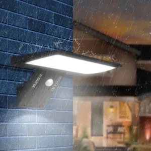 Solar Security Lights Solar Flood Lights Outdoor Waterproof with Motion Sensor 4 Modes 90 LEDs Wall Lights for Porch Yard Garden — image 3