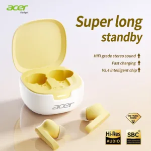 Acer Ohr503 Wireless Headphones, In-Ear Design, Bluetooth Headphones, Stereo Sound Quality, Comfortable to Wear, Suitable for Sports, Running, and Cycling, Compatible with Mobile P