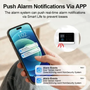PGST Alarm System for Home WIFI GSM Security Alarm Host Ant-theft with Door Motion Sensor Work with Tuya Control work Alexa — image 4