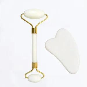 Natural Jade Roller Face Gua Sha, Natural Stone, Body Neck Massager, Acupoint, Eye Care Spa Massage Tools Massage Visage Lifting — image 8