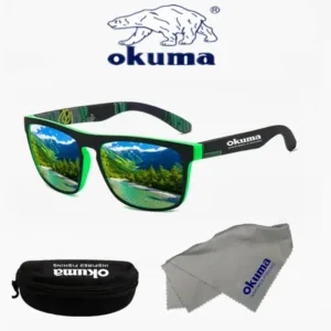 Okuma Polarized Sunglasses UV400 for Men and Women Outdoor Hunting, Fishing, Driving Bicycles, Sunglasses Optional Box — image 12