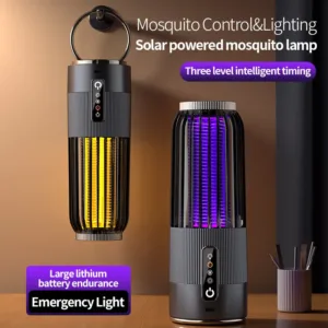 Electric Mosquito Killer Lamp Insect Fly Trap Camping Outdoor Light USB Solar Charging Mosquito Killer Insect Repellent 2025 — image 4