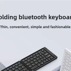 MINGCVIL Mini Foldable Wireless Keyboard Slim Portable Bluetooth Keyboard Rechargeable Folding Keyboard for IOS Windows Android — image 9