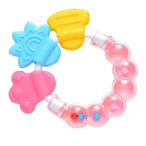 Baby Fruit Style Soft Rubber Rattle Teether Toy Newborn Chews Food Grade Silicone Teethers Infant Training Bed Toy Chew Toys Kid — image 8