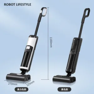 Cordless Handheld Vacuum Cleaner Wet Dry Cleaning Robot RL9Max 14000pa Super Strong Suction Self Heating Brush 4000mAh Battery — image 6