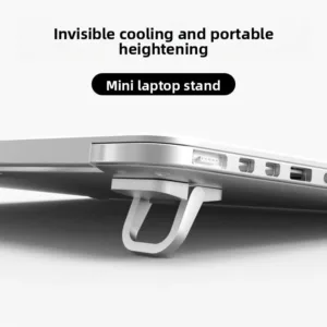 16PCS Foldable Laptop Stand Portable Metal Desktop Holder for Laptop Tablet and Phone Adjustable Stand for Work and Gaming — image 2