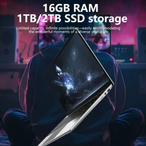 NAIWO 2026 14.1"Ultra Slim Laptop Windows11 16GB 2TB SSD Gamer Notebook Intel 4405U 1920*1080 Display Office Study Computer PC — image 4