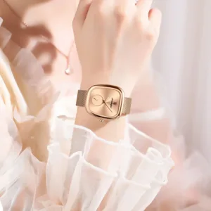 POEDAGAR Luxury Brand Woman Watch Waterproof Stainless Steel Mesh Women's Watches Fashion Elegant Quartz Ladies Wristwatch Reloj — image 5