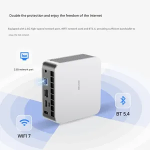 MINISFORUM AI X1  Mini PC AMD Ryzen 9 AI HX 470 128GB 4TB SSD OCuLink WiFi7 BT5.4 Windows 11 Copilot Office Gaming Computer — image 3