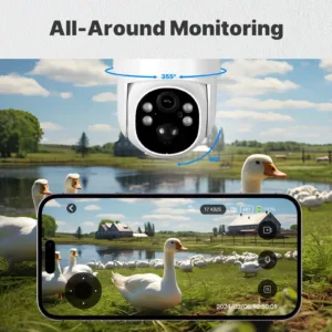 MOES Tuya 4G/WIFI 4MP Surveillance Smart Security Camera Solar Charging IP65 Waterproof Human Tracking Full Color Night Vision — image 5