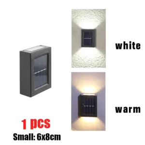 1~8PCs Wall Solar Light Waterproof Garden Solar LED Light for Outdoor Lighting Street Lamp Home Balcony Porch Yard Decoration — image 9