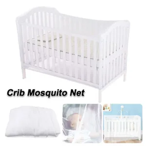 Mosquito Crib Mosquito Net Washable Foldable Baby Cot Cover Breathable Full-face Stroller Safety Tent for Holidays Travel Summer — image 3