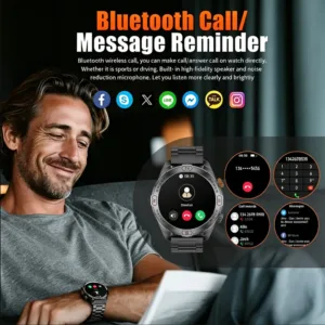 ChiBear Genuine Military Smart Watch Men: 1200 mAh Battery Compass GPS Sports Outdoor Watch Bluetooth Call Smartwatch 2026 New — image 5