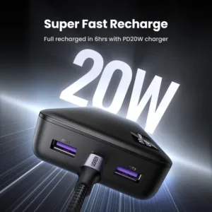 UGREEN 20000mAh PD 20W Power Bank Fast Charge Portable PowerBank for iPhone 17 16 15 Pro Max Xiaomi Phone External Battery 30W — image 5