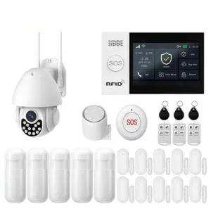 PGST WiFi 4G GSM Alarm System Works with TUYA Smart Life for Home Security with PIR Wireless Solar Siren Works with Aleax — image 13