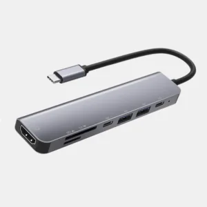 7 in 1 Type C USB 3.1 HDTV 4K 30Hz Video USB 3.0 USB2.0 SD TF Card Slot Reader Data USB-C PD Charging Hub Adapter for Macbook — image 8