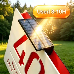 Personalized Solar LED House Number Outdoor 3D Cut Acrylic Door Plate Illuminated Door Number Solar Lights Outdoor Door Sign — image 4