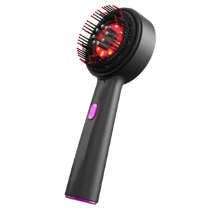 Electric Vibration Massage Comb Red Light Therapy Hair Growth Massage Scalp Brush Anti Hair Loss Liquid Oil Applicator Hair Care — image 2