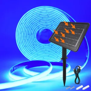 Solar Neon Light Strip 24V COB Waterproof IP68 Red Green Blue Warm Natural White 320LEDs/m Flexible High Density Linear Lighting — image 16