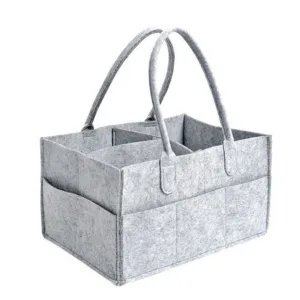 Children's Felt Diaper Storage Bag Baby Miscellaneous Toys Diapers Large Capacity Felt Diaper Bag — image 5
