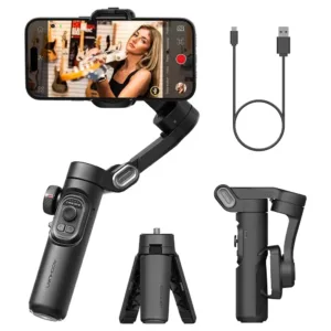 Axis Gimbal Stabilizer for Smartphone Foldable Handheld Phone Video Record Vlog Anti-Shake Stabilizer PTZ for iPhone Android — image 7