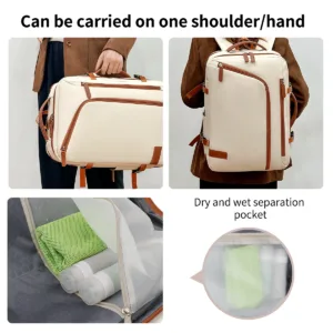 Backpack Unisex New Simple Business Computer Backpack Outdoor Large Capacity Travel Bag Student School Bag Boys — image 6